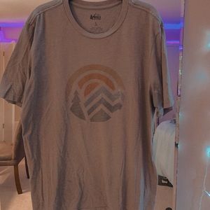 REI grey mountain tee (large)